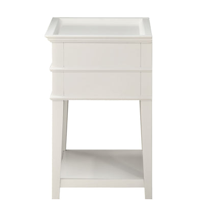 Carmona - 2 Drawer Tray Top Nightstand Pulls