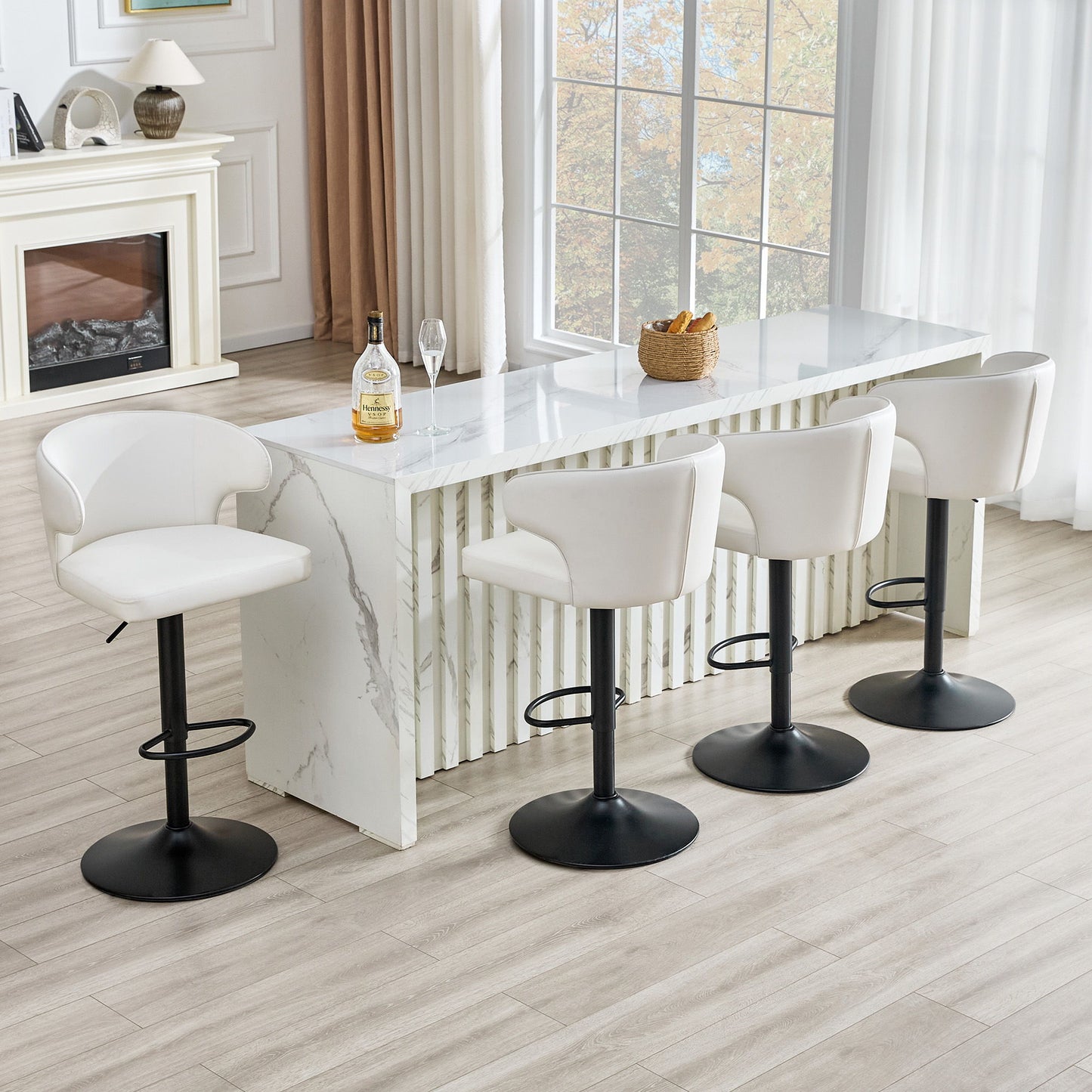 Adjustable Swivel Bar Chair