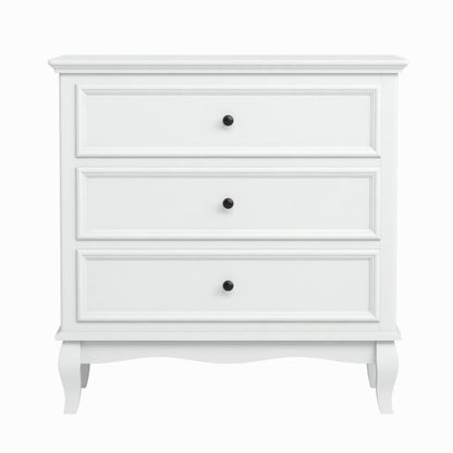 3 Drawer Dresser - White