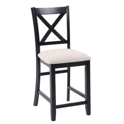 5 Piece Counter Height Dining Table Set With 4 Chairs
