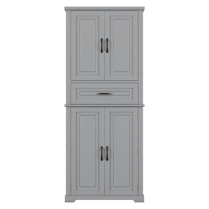 Bathroom Storage Cabinet With Multifunctional Storage Space, Drawer With Slide Rails, Adjustable Shelf