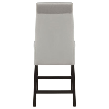 Upholstered Counter Stools (Set of 2) - Gray