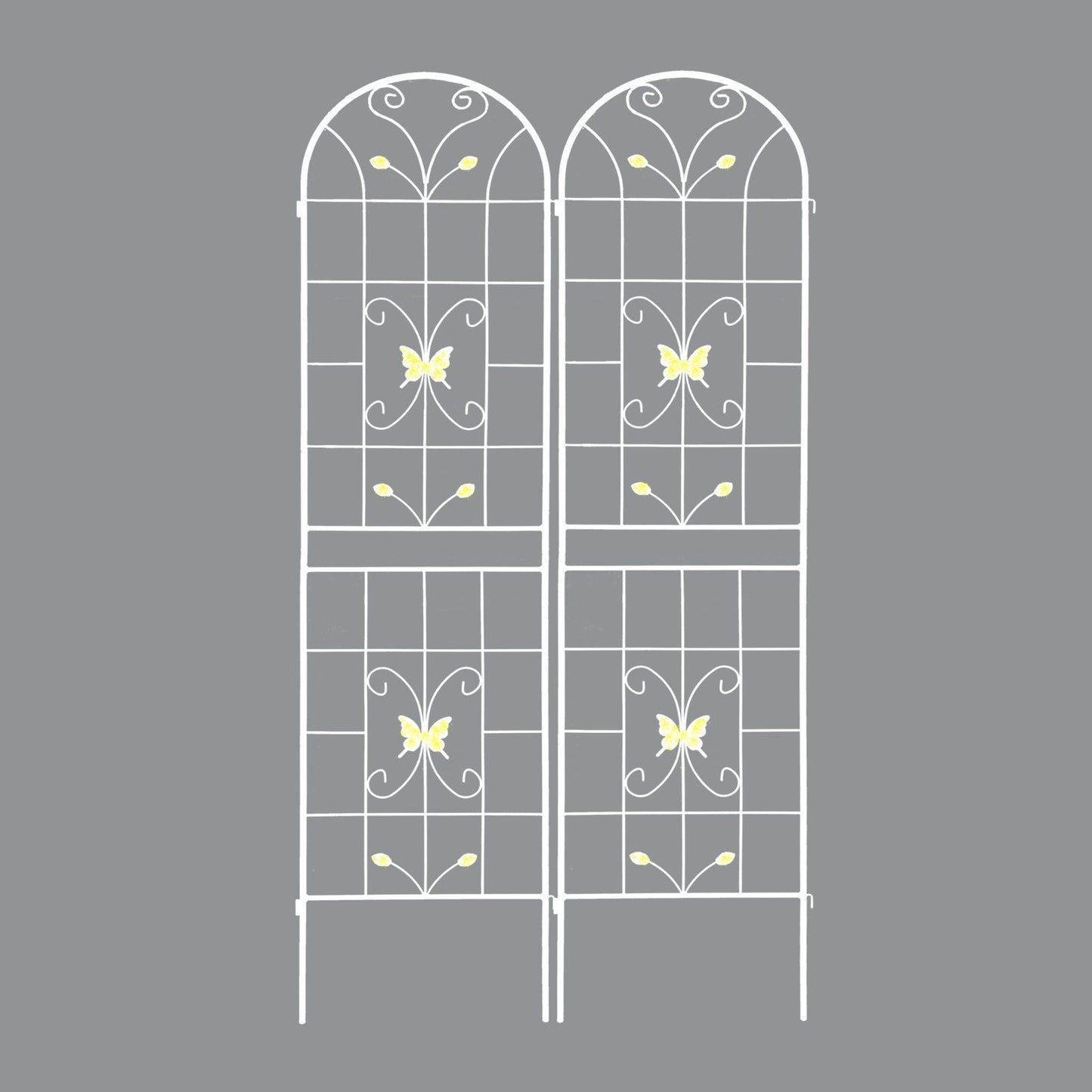 Garden Metal Trellis Rustproof Trellis For Climbing Plants Outdoor Flower Support