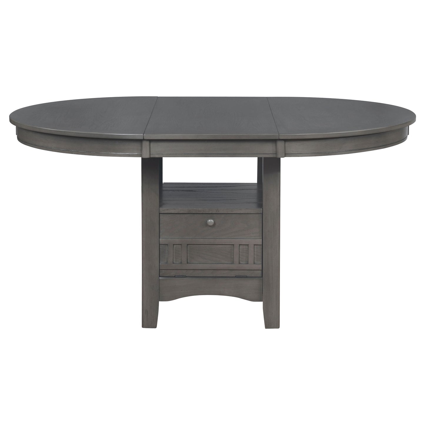 Ingall - 5 Piece Set With Storage Table And Upholstered Chairs - Medium Gray