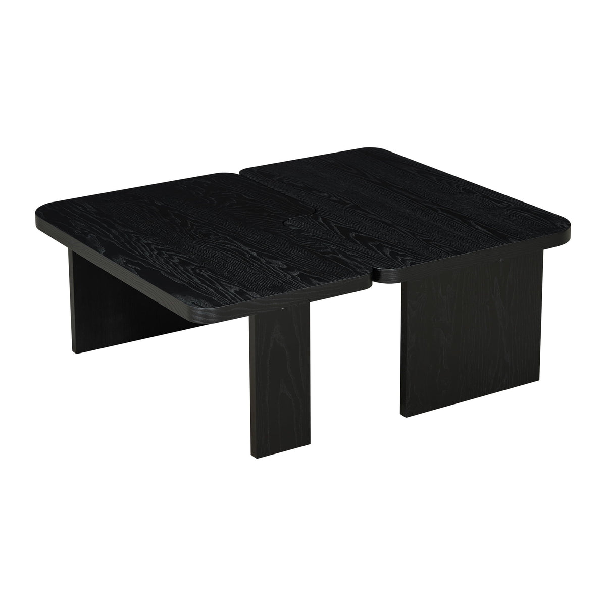 Modern Minimalist Coffee Table Set With Splicing Design