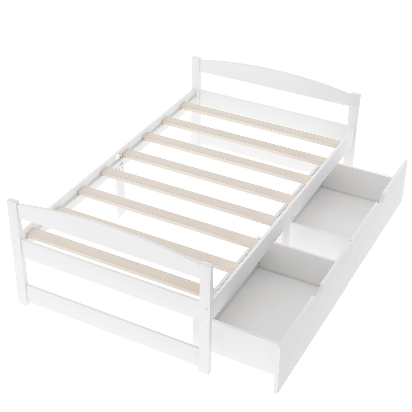 Platform Bed With 2 Drawers