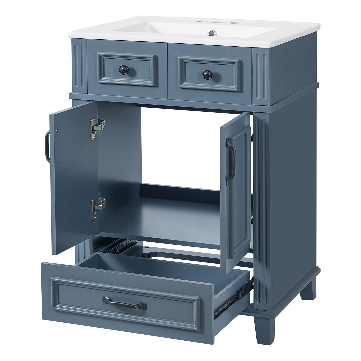 Bathroom Vanity With Sink, Storage Cabinet