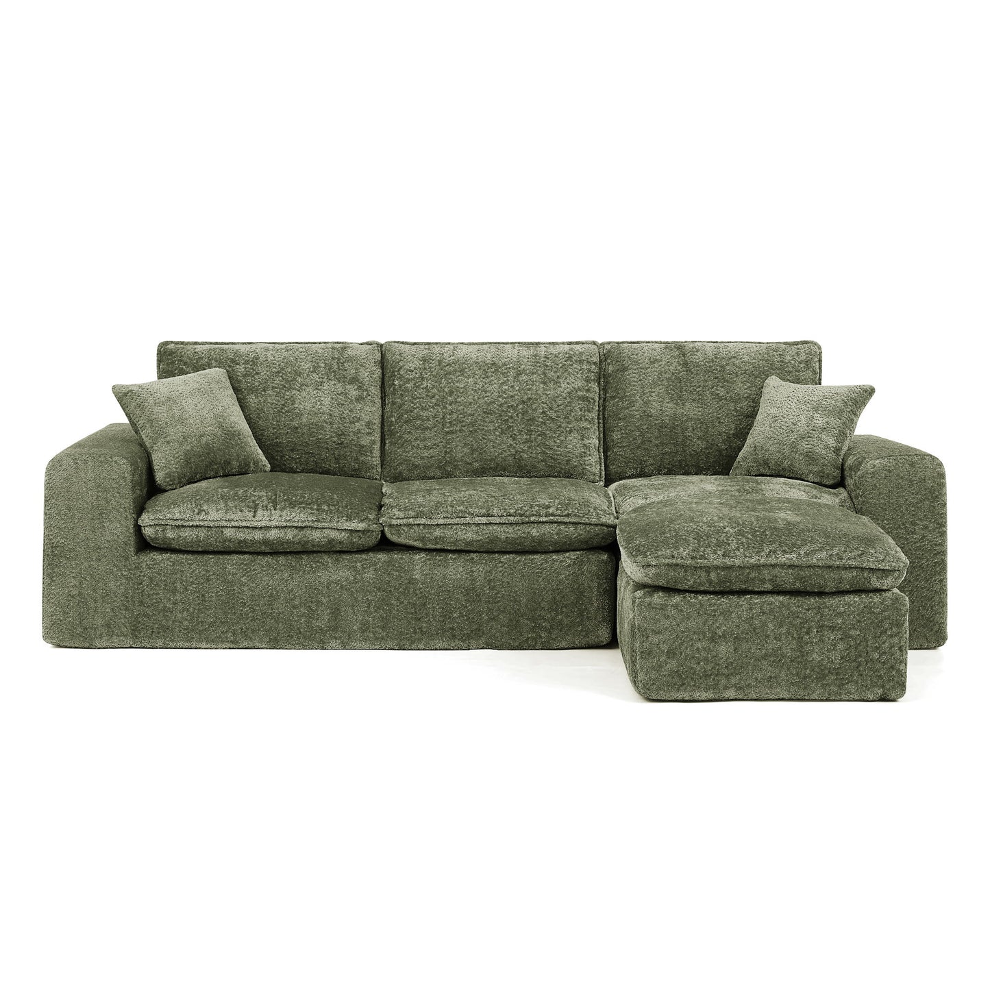Sectional Sofa With Moveable Ottoman