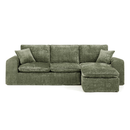 Sectional Sofa With Moveable Ottoman