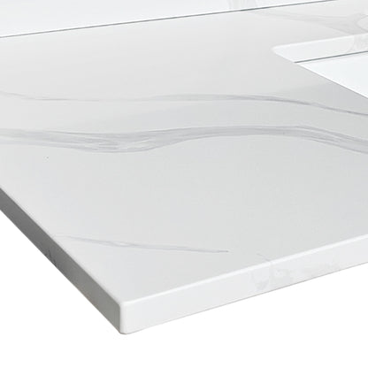Bathroom Vanity Top With Undermount Single Bowl Sink