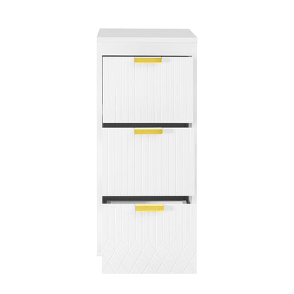 Modern Wall Mounted Floating Cabinet With Drawers For Bathroom