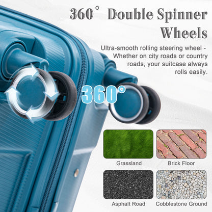 4 Piece Luggage Set, Combination Lock