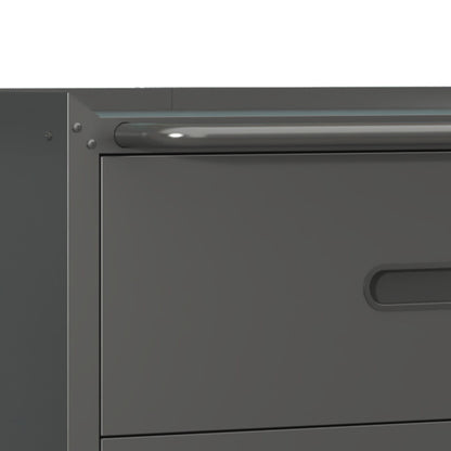 Heavy Duty Metal Storage Cabinet With Wheels 3 Drawer Tool Cabinet For Garage, Office, And Home Organizer Solutions
