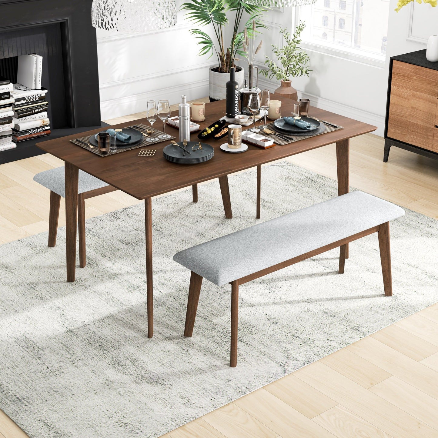 Carlos - Upholstered Bench