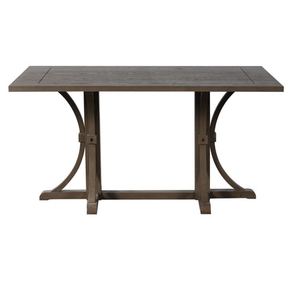 Dining Table With Trestle Base