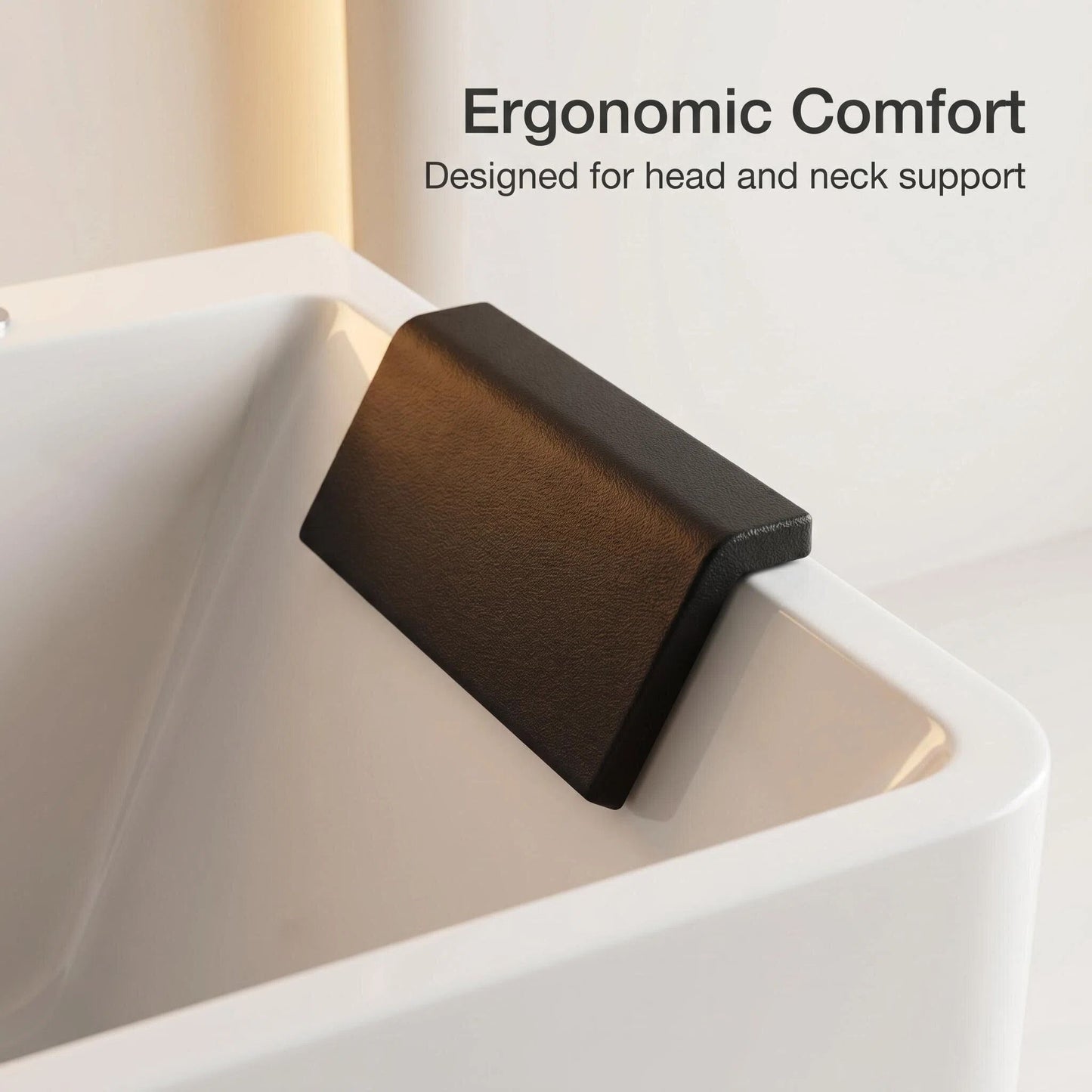Xavier - Single Massage Bathtub, Equipped With Gfci Plug And Ul Certified Water Pump, Upc Certified Drain - Milk White