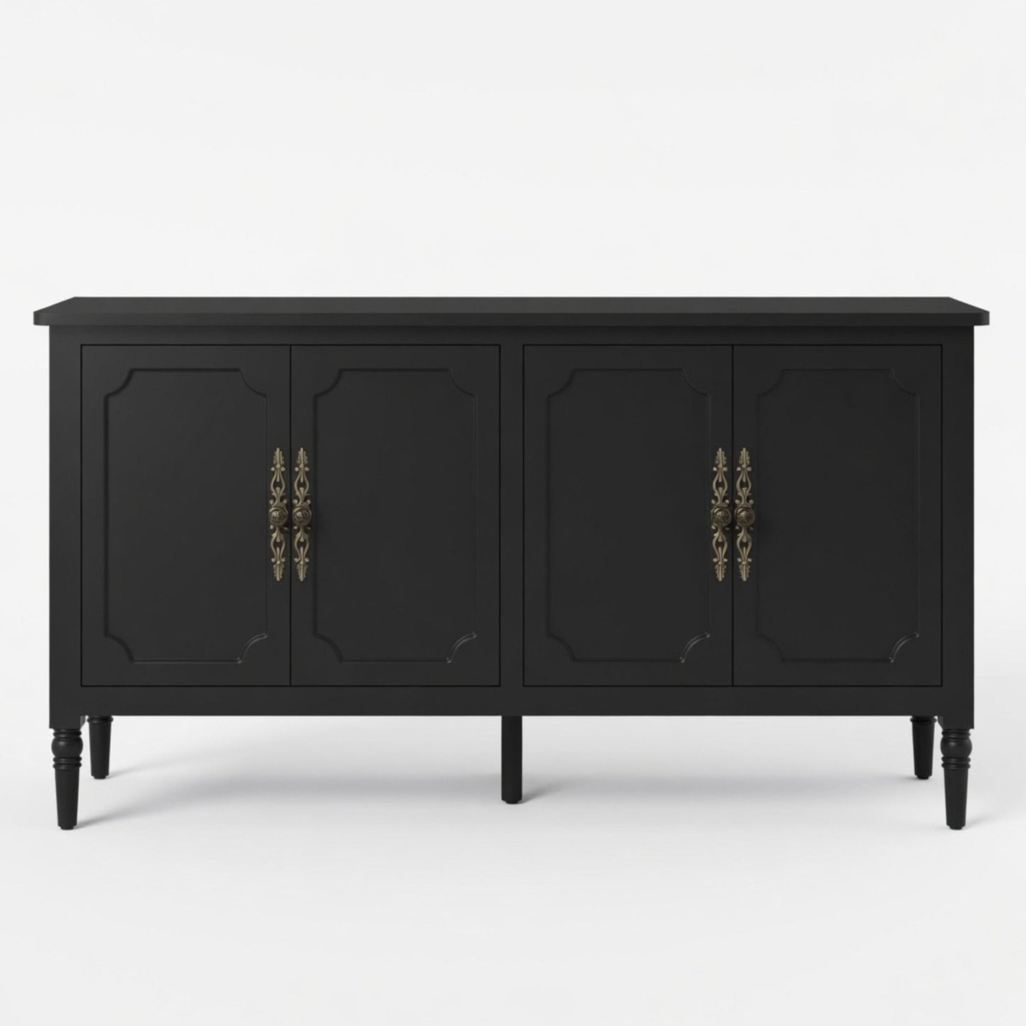 Vintage Buffet Cabinet With Adjustable Shelves