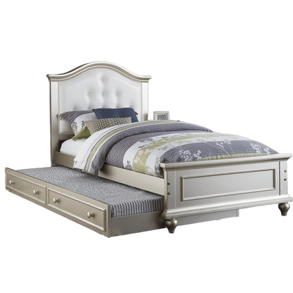 Contemporary Style Bed With Trundle