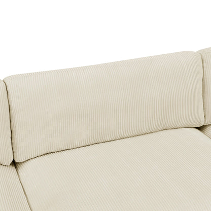 Modern Modular Sectional With Adjustable Back Support