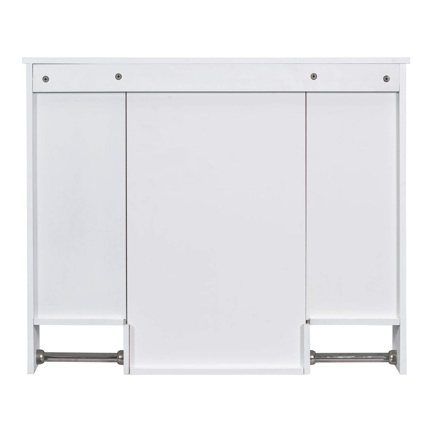 Wall Mounted Bathroom Storage Cabinet With Mirror, Medicine Cabinet With Towel Bar