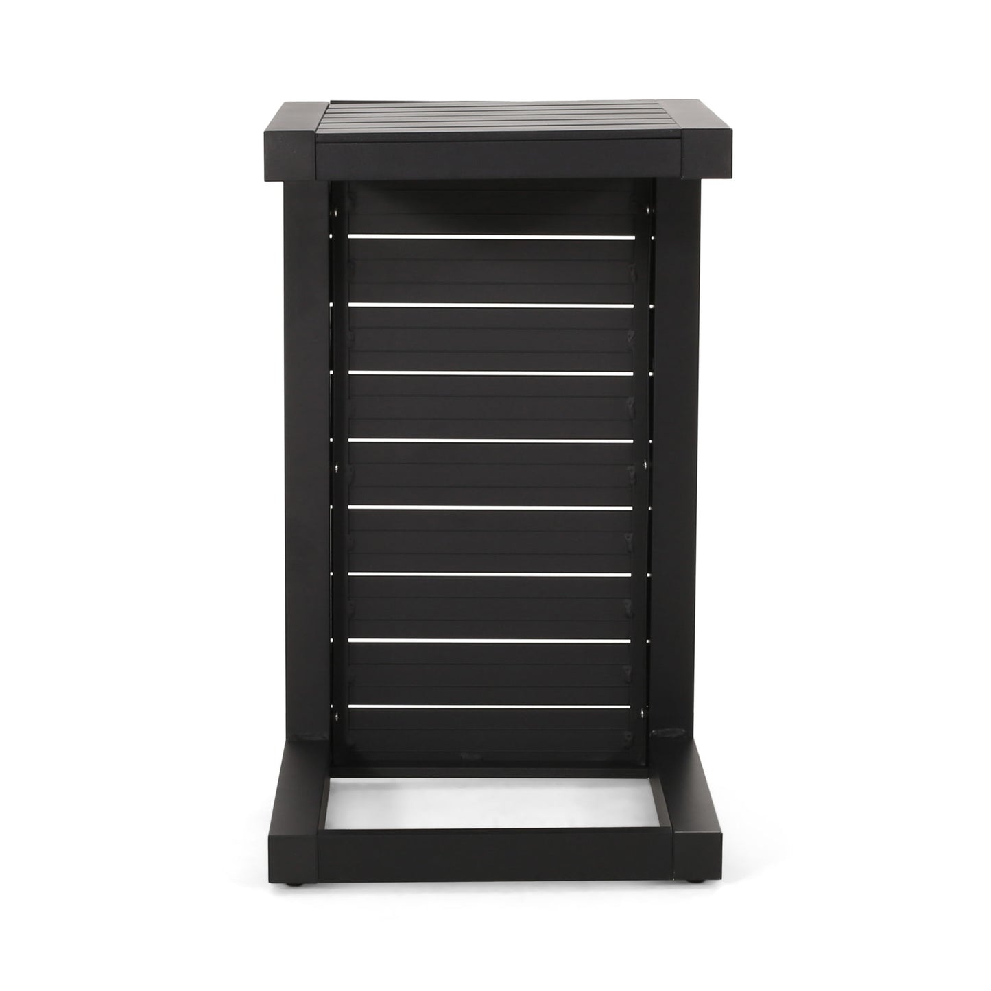 Aluminum Outdoor C - Shaped Side Table For Patio