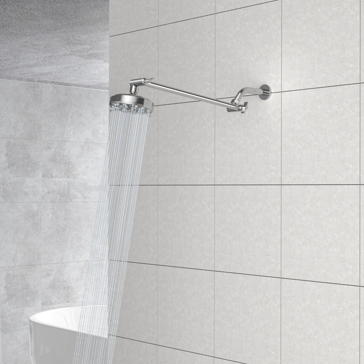 Sleek Design Stainless Steel Shower Arm Extension