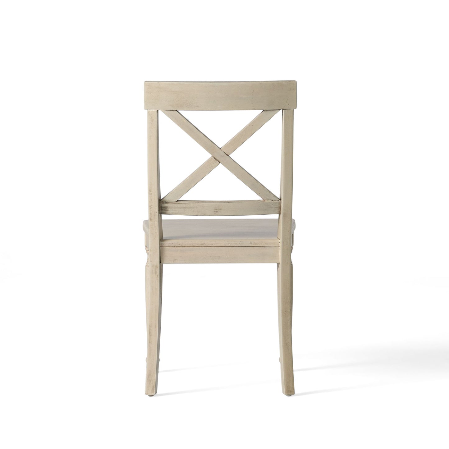 Dining Chair With X Shaped Back (Set of 2)