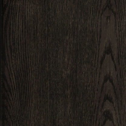 Fulton - Round Dining Table With Drawer - Dark Brown