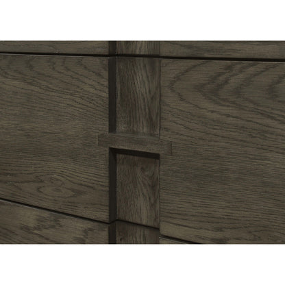 Glenmoor - 3 Drawer Server With 2 Cabinets - Dark Gray