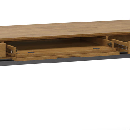 Banting - Mid Century Wide Desk, Handcrafted