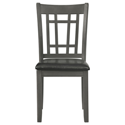 Lattice Back Side Chairs (Set of 2)