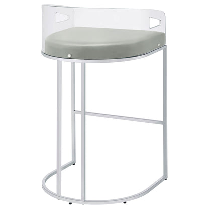 Mello - Upholstered Bar Chair (Set of 2) - Gray