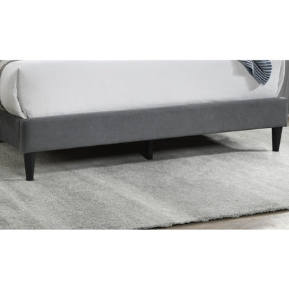 Bed Upholstered Box Design Headboard