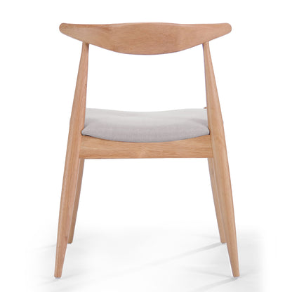 Elegant Dining Chairs With Ergonomic Backrest & Comfort Cushions (Set of 2)