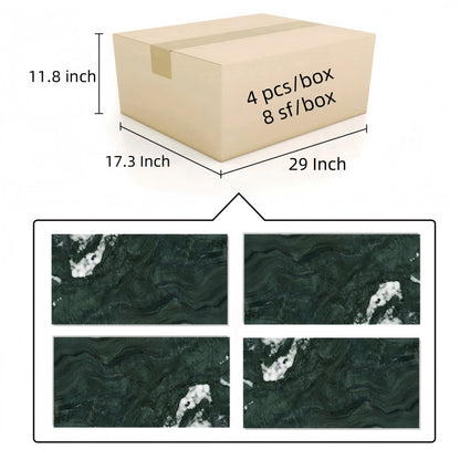 Natural Marble Polished Tile For Wall And Floor (Set of 4)
