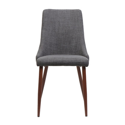 Mid Century Modern Fabric Armless Dining Chair