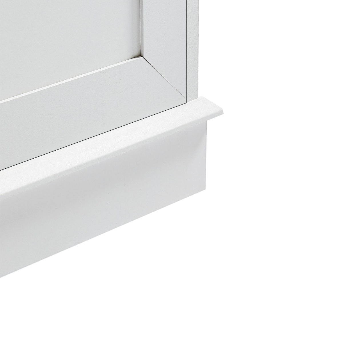 Tall Freestanding Bathroom Storage Cabinet With Adjustable Shelves And Side Hooks Board, Rectangle Design
