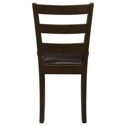 Arvin - 5 Piece Dining Set With Rectangular Table And Bench With Seats - Cappuccino