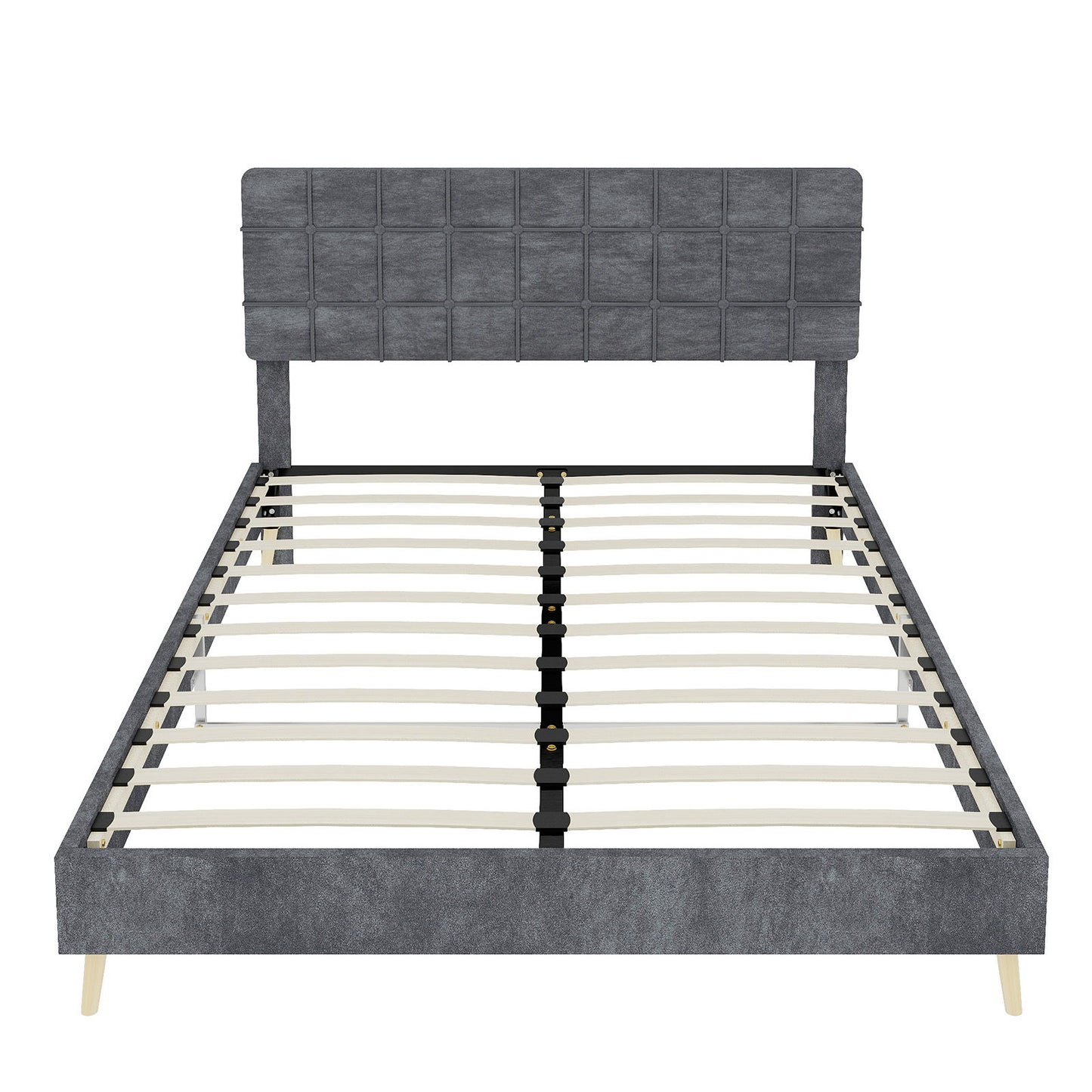 Yungan Lingge Minimalist Soft Pack Headboard Bed