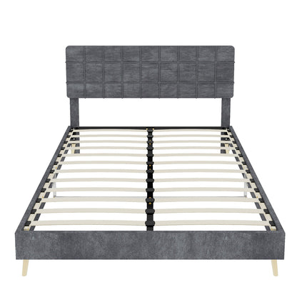 Yungan Lingge Minimalist Soft Pack Headboard Bed