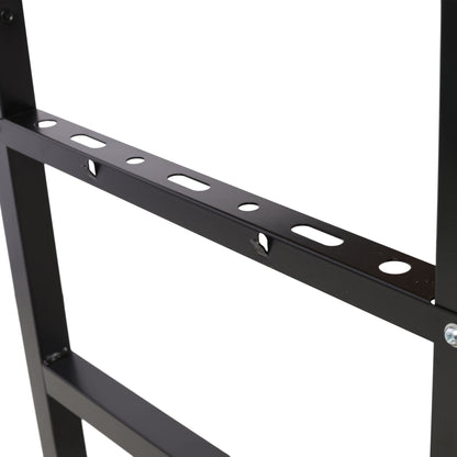 Portable Folding Work Table With Measuring Tape And Angle Finder Steel - Black