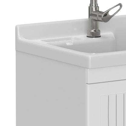 Murphy - Laundry Cabinet & Faucet And Stainless Steel Sink