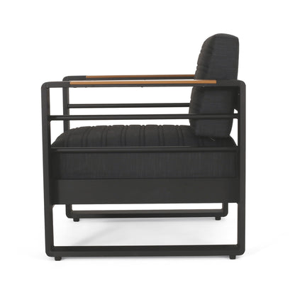 Giovanna - Club Chair Set With Aluminum Frame