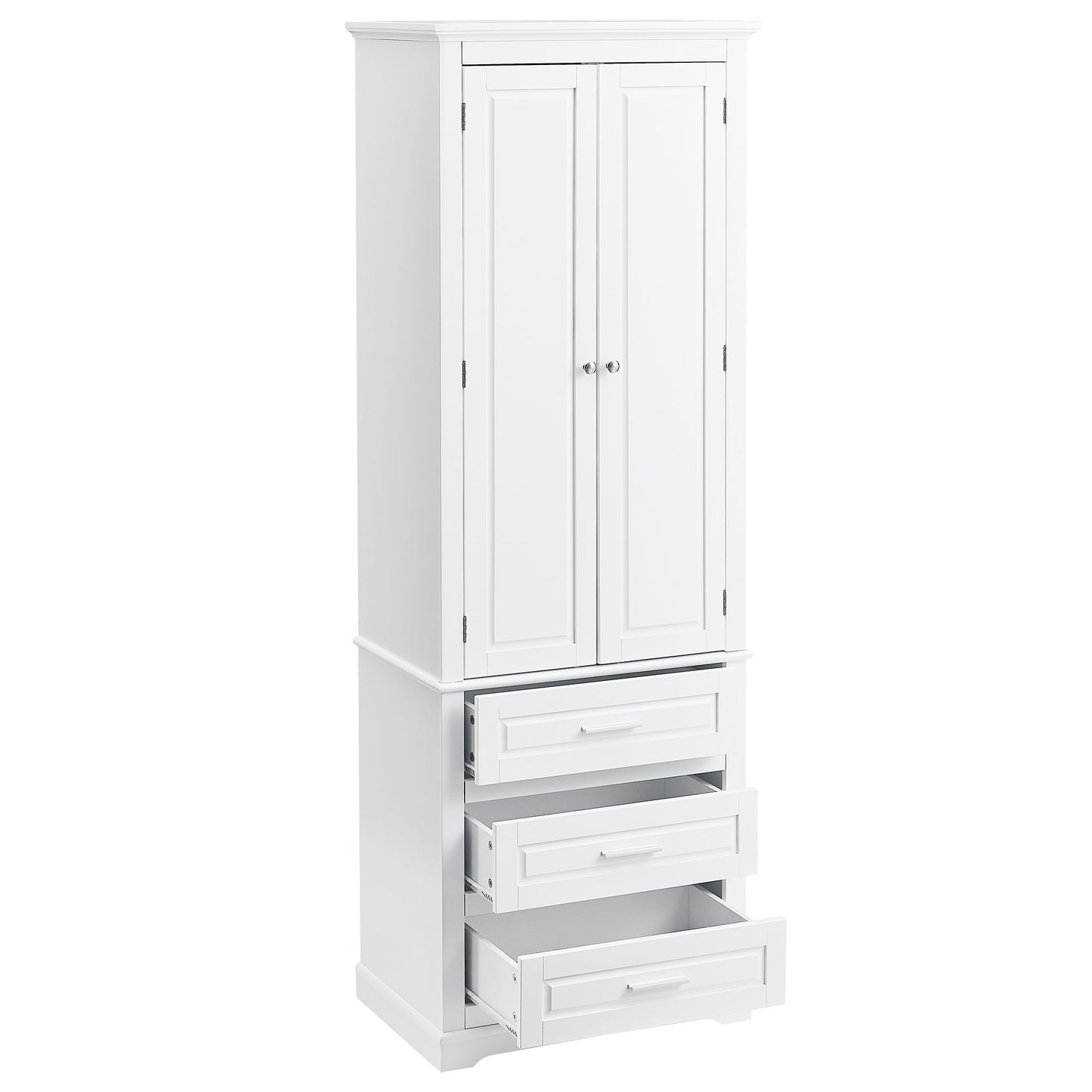 Storage Cabinet With 3 Drawers For Bathroom