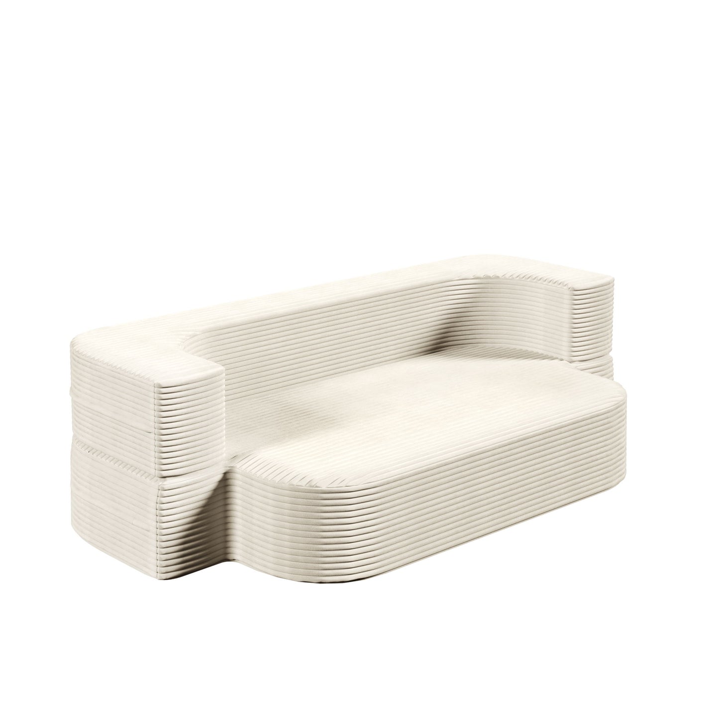 Convertible Floor Sofa Bed With Multi Functional Blanket