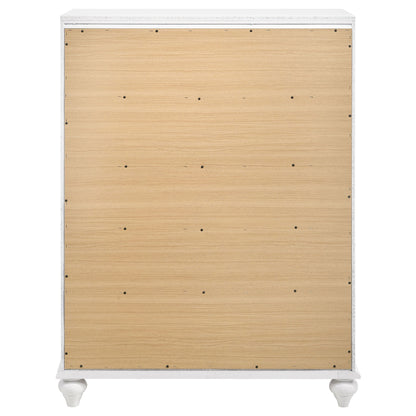 Randall - 5 Drawer Chest - White