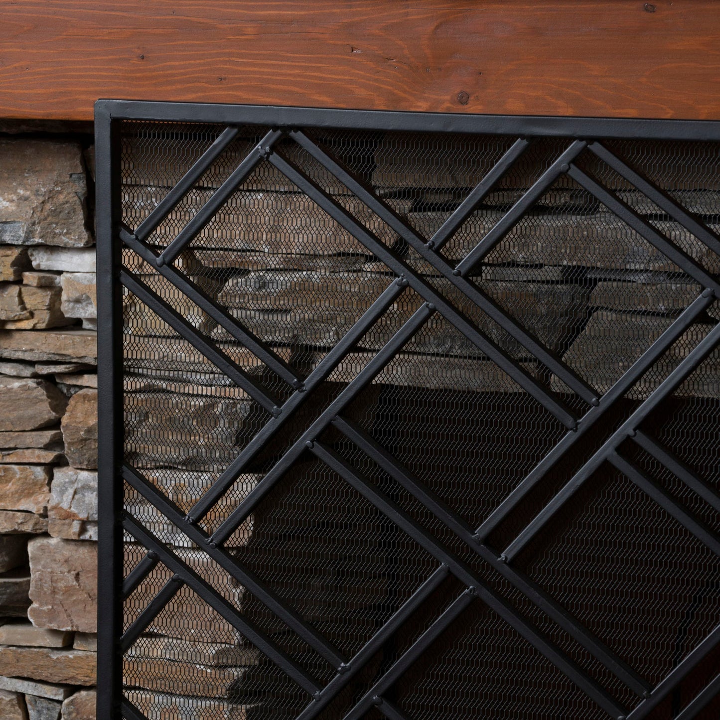 Elegant Design Fire Screen, Protective Barrier