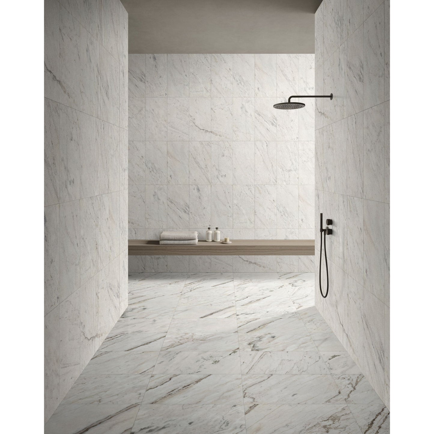 Textured Finished, 3D Tiles For Wall Decoration (Set of 4)
