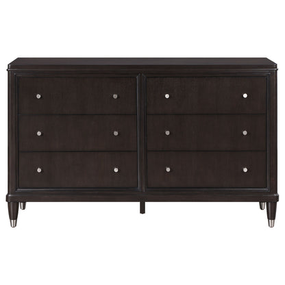 Niguel - 6 Drawer Dresser - Brown