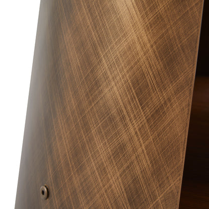 Round Dining Table - Reddish Brown / Walnut